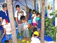 写真：第2会場「昆虫の森」のようす